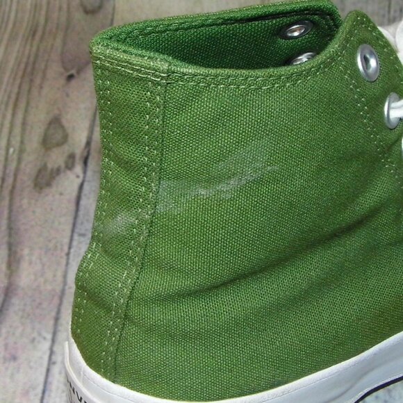 CONVERSE Chuck Taylor All Star Lugged High Cypress Green Sneakers Womens Size 9 - Picture 7 of 8